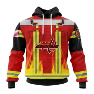 Hoodie Washington Capitals Honnor Firefighter Uniform V0622 QTNHL080524A3767HD