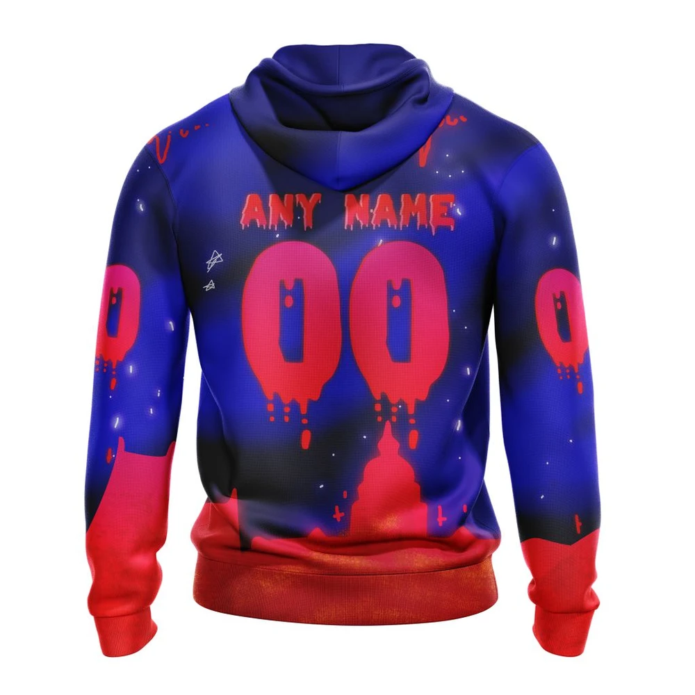 Hoodie Washington Capitals, Specialized Jersey For Halloween Night QTNHL080524A3306HD - Image 2