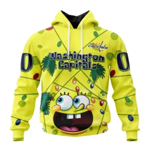 Hoodie Washington Capitals, Specialized Jersey With Spongebob V0122 QTNHL080524A368HD