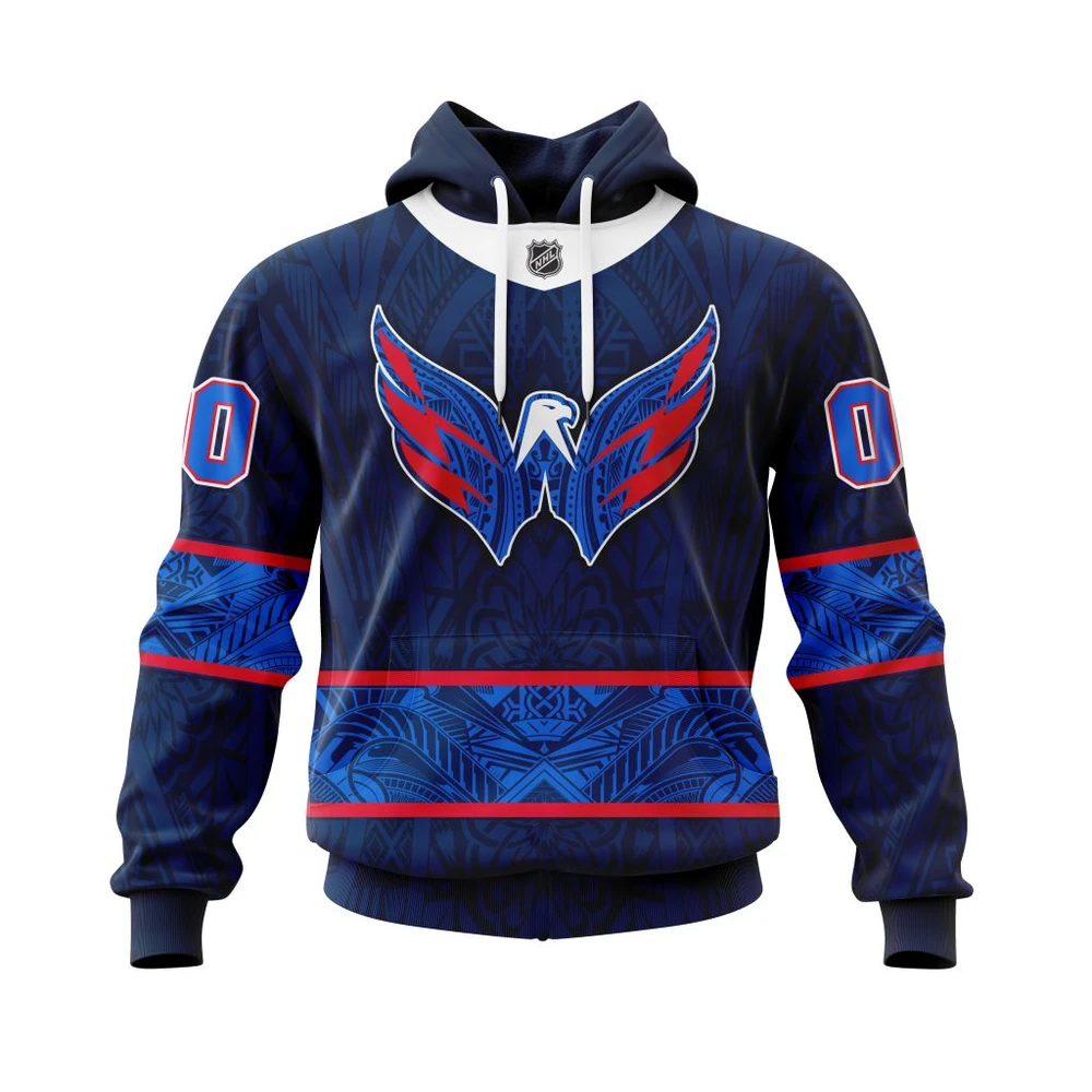 Hoodie Washington Capitals, Specialized Native With Samoa Culture V0222 QTNHL080524A3957HD