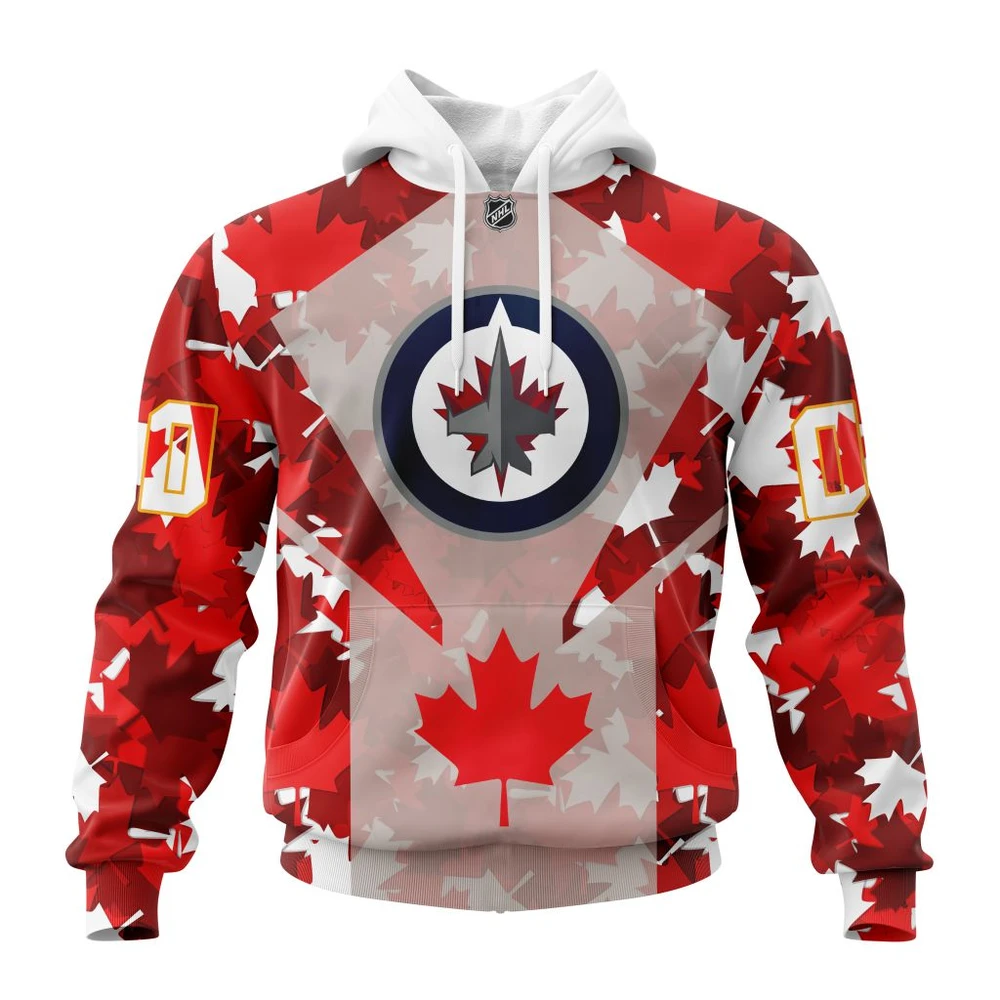 Hoodie Winnipeg Jets, Special Concept For Canada Day St2201 QTNHL080524A2142HD