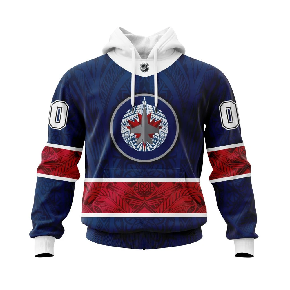Hoodie Winnipeg Jets, Specialized Native With Samoa Culture V0222 QTNHL080524A3961HD