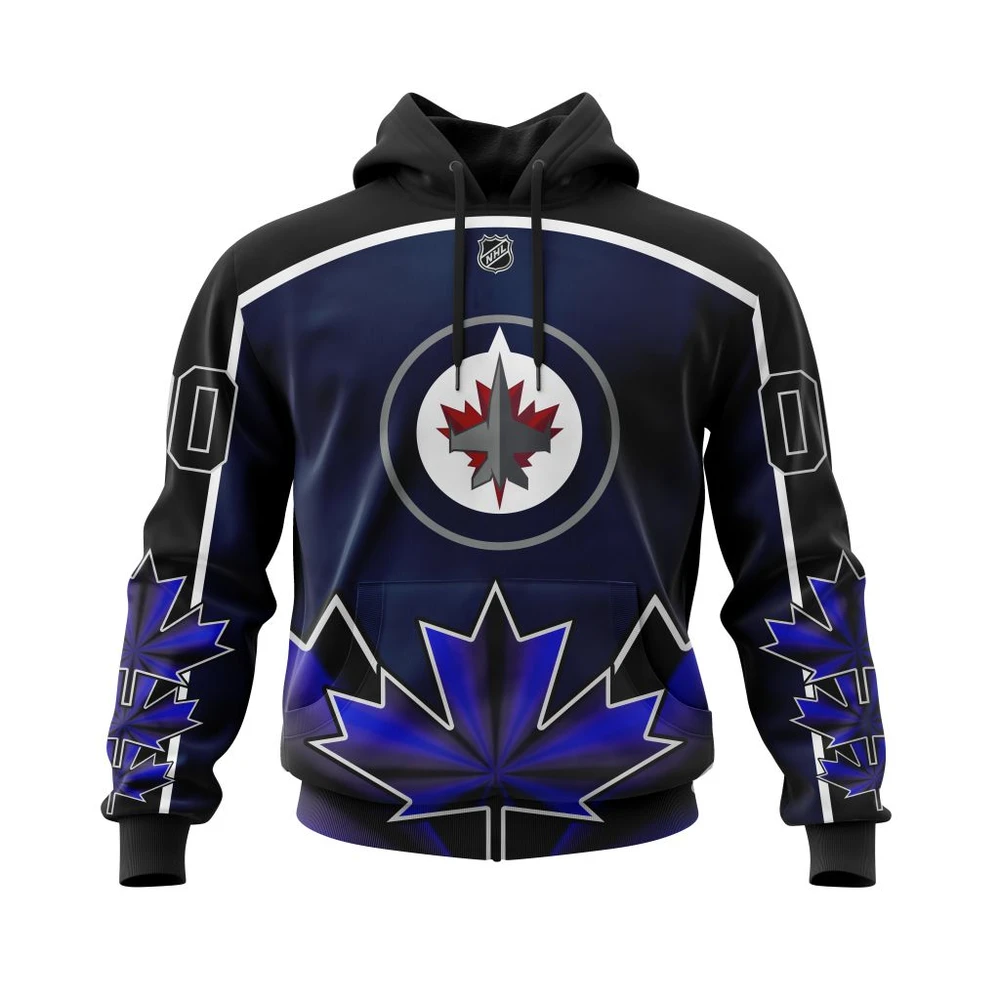 Hoodie Winnipeg Jets, With Beloved Canada Maple Leafs V0122 QTNHL080524A3963HD