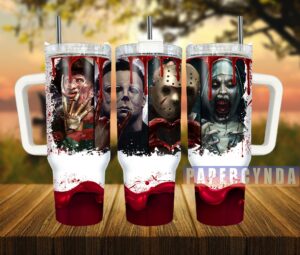 Spooky Horror Movie Tumbler - Unique Gift for Horror Fans