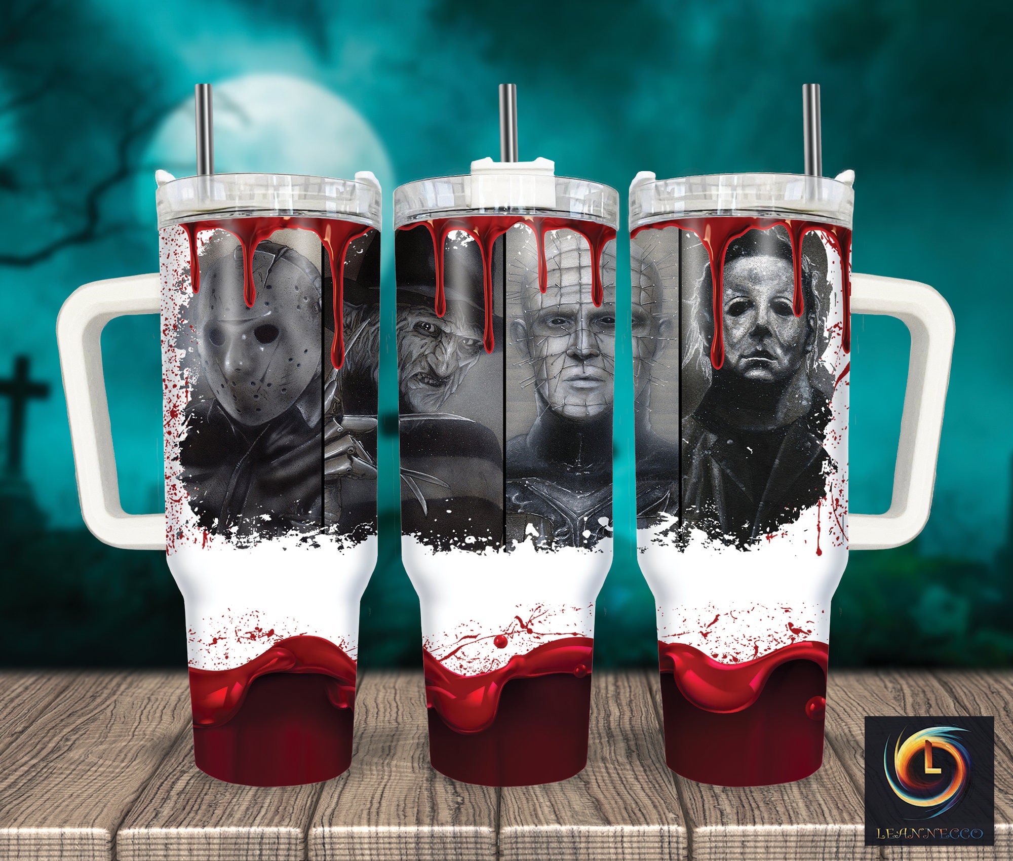 Horror Icon Tumbler - Chilling Design for Thrill Seekers