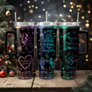 Horror Characters Movies Custom Stanley Quencher 40oz Stainless Steel Tumbler With Handle - Threewoofs