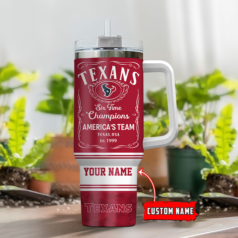 Customizable Texans Champion Mug with Handle, Perfect Gift for Fans - Image 2