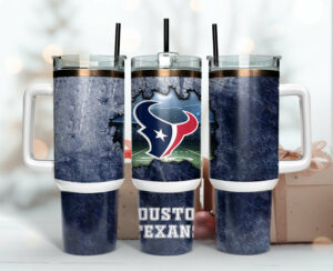 Houston Texans Insulated Travel Mug - Keep Drinks Hot/Cold, Perfect for Fans