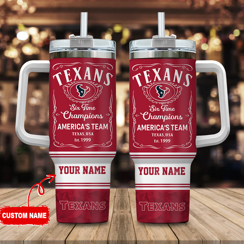Customizable Texans Champion Mug with Handle, Perfect Gift for Fans
