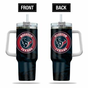 Houston Texans Insulated Travel Tumbler with Handle - Ultimate Fan Gear