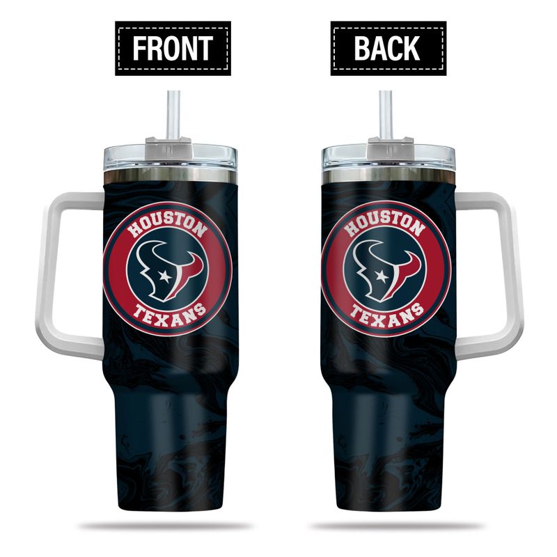 Houston Texans Insulated Travel Tumbler with Handle - Ultimate Fan Gear