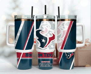Houston Texans Insulated Tumbler with Handle - Perfect Gift for NFL Fans