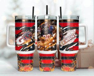 Houston Football Fan Tumbler - Insulated & Stylish Gift for Sports Enthusiasts