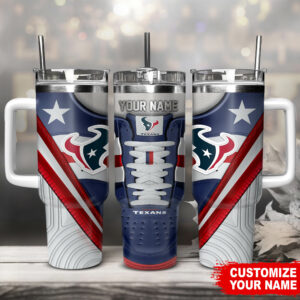 Personalized Houston Team Tumbler Mug - Customizable Name & Design