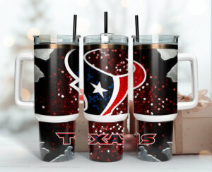 Premium Texas-Themed Insulated Tumbler with Handle and Straw