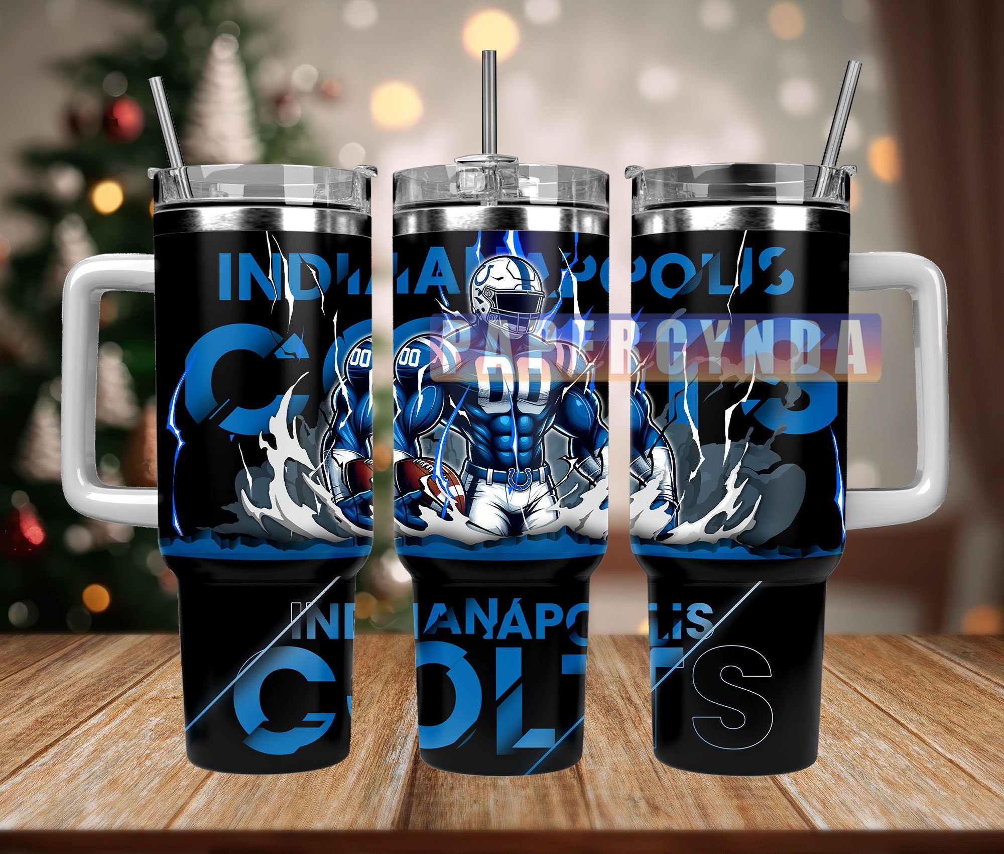 Indianapolis Colts Tumbler Mug - Keep Drinks Hot or Cold, Perfect for Fans