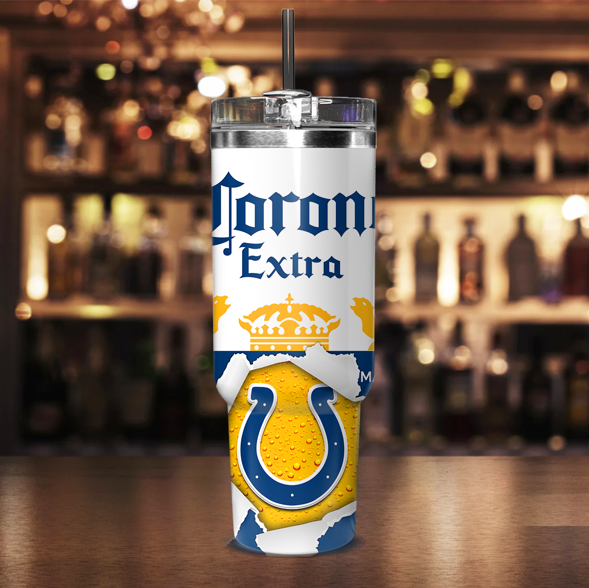 Customizable Indianapolis Colts Tumbler - Perfect Gift for Fans - Image 2