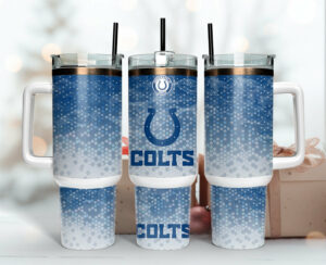 Stylish Colts Insulated Travel Mug - Perfect Gift for Fans