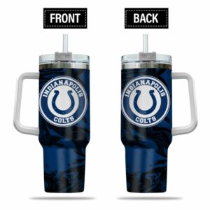 Stay Hydrated in Style with the Indianapolis Colts Tumbler - Perfect for Game Day!