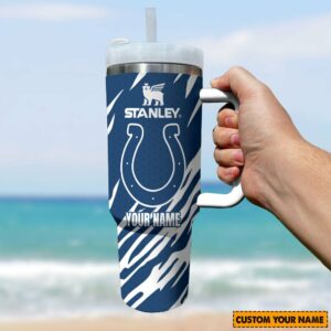 Customizable Blue Sports Tumbler with Handle - Personalized for You