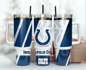 Stylish Indianapolis Colts Tumbler - Perfect for Football Fans