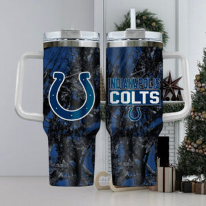 Stay Hydrated with the Ultimate Indianapolis Colts Tumbler - Perfect Gift for Fans!