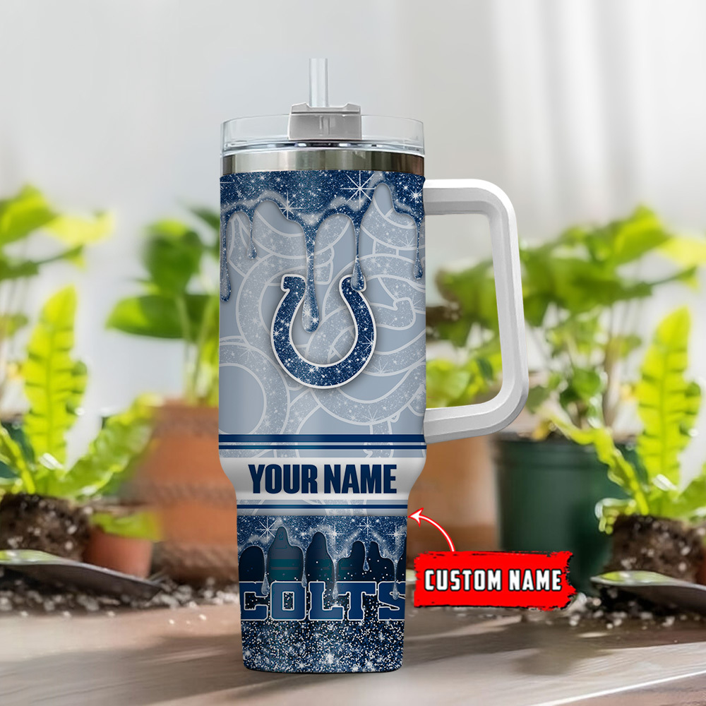 Customizable Team Spirit Tumbler with Handle and Straw - Image 2