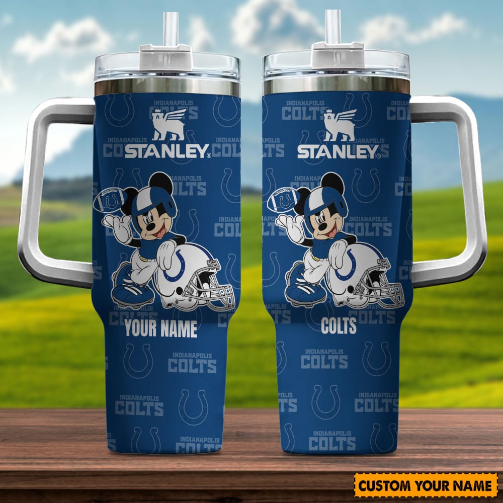 Customizable Mickey Football Mug - Perfect Gift for Indianapolis Fans