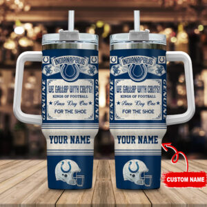 Custom NFL Team Tumbler - Personalized Insulated Mug for Football Fans