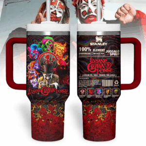 Insane Clown Posse Music Custom Stanley Quencher 40oz Stainless Steel Tumbler With Handle - Threewoofs