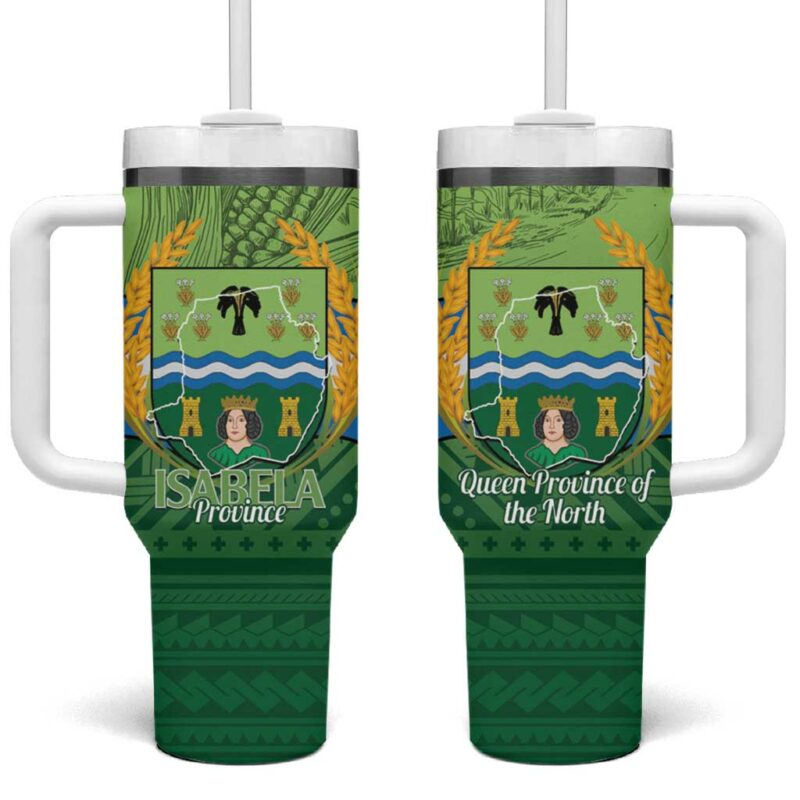 Isabela Philippines Custom Stanley Quencher 40oz Stainless Steel Tumbler With Handle - Threewoofs
