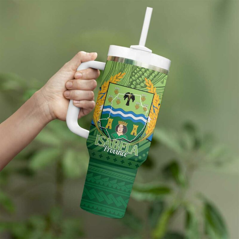 Isabela Philippines Custom Stanley Quencher 40oz Stainless Steel Tumbler With Handle - Threewoofs - Image 3