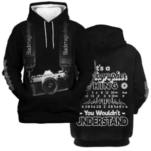 It&apos;s A Photographer Thing You Wouldn&apos;t Understand Blackmagic Design Photography Videography All Over Prints BL251024A2BMD - Hoodie
