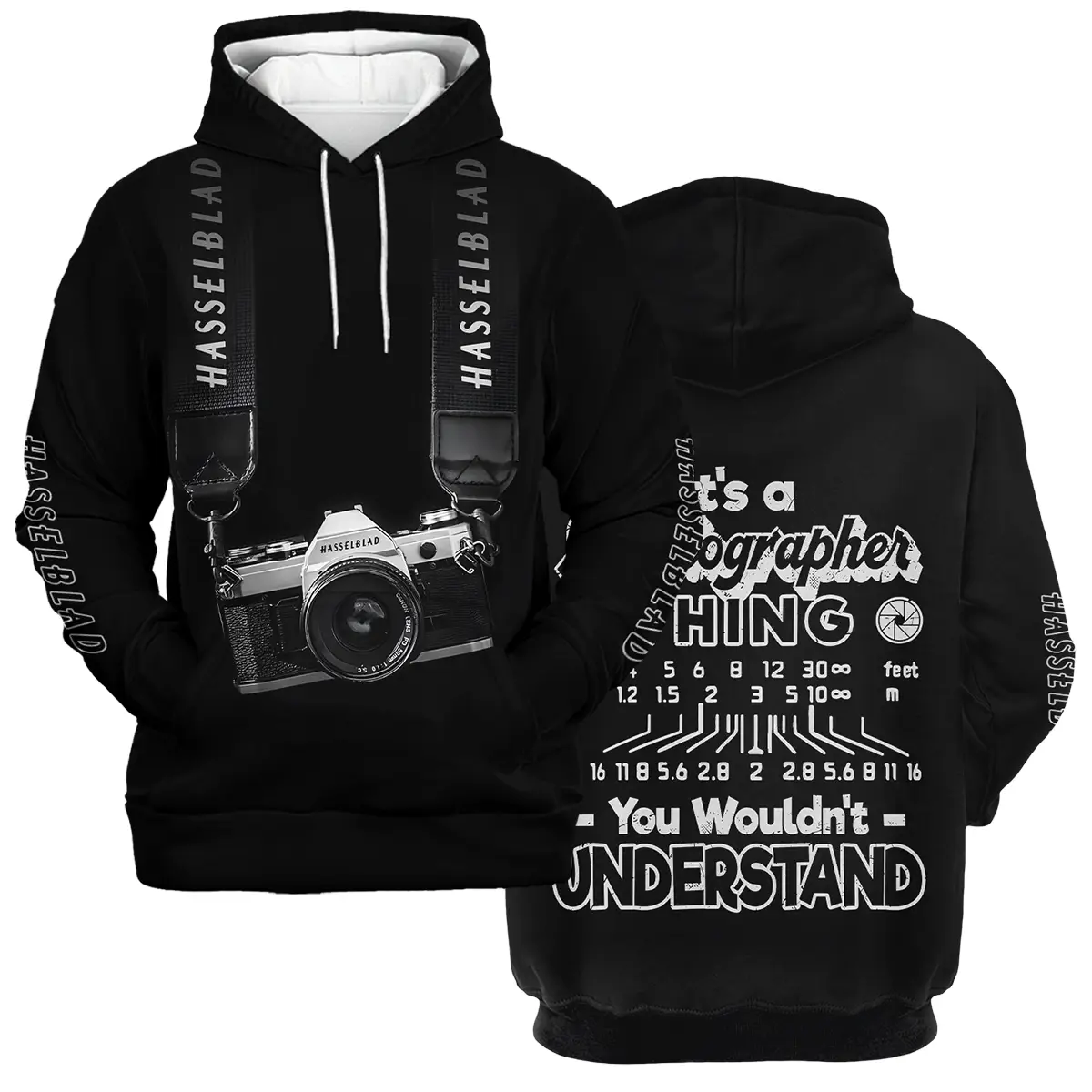 It's A Photographer Thing You Wouldn't Understand Hasselblad Photography Videography All Over Prints BL251024A2HSB - Hoodie