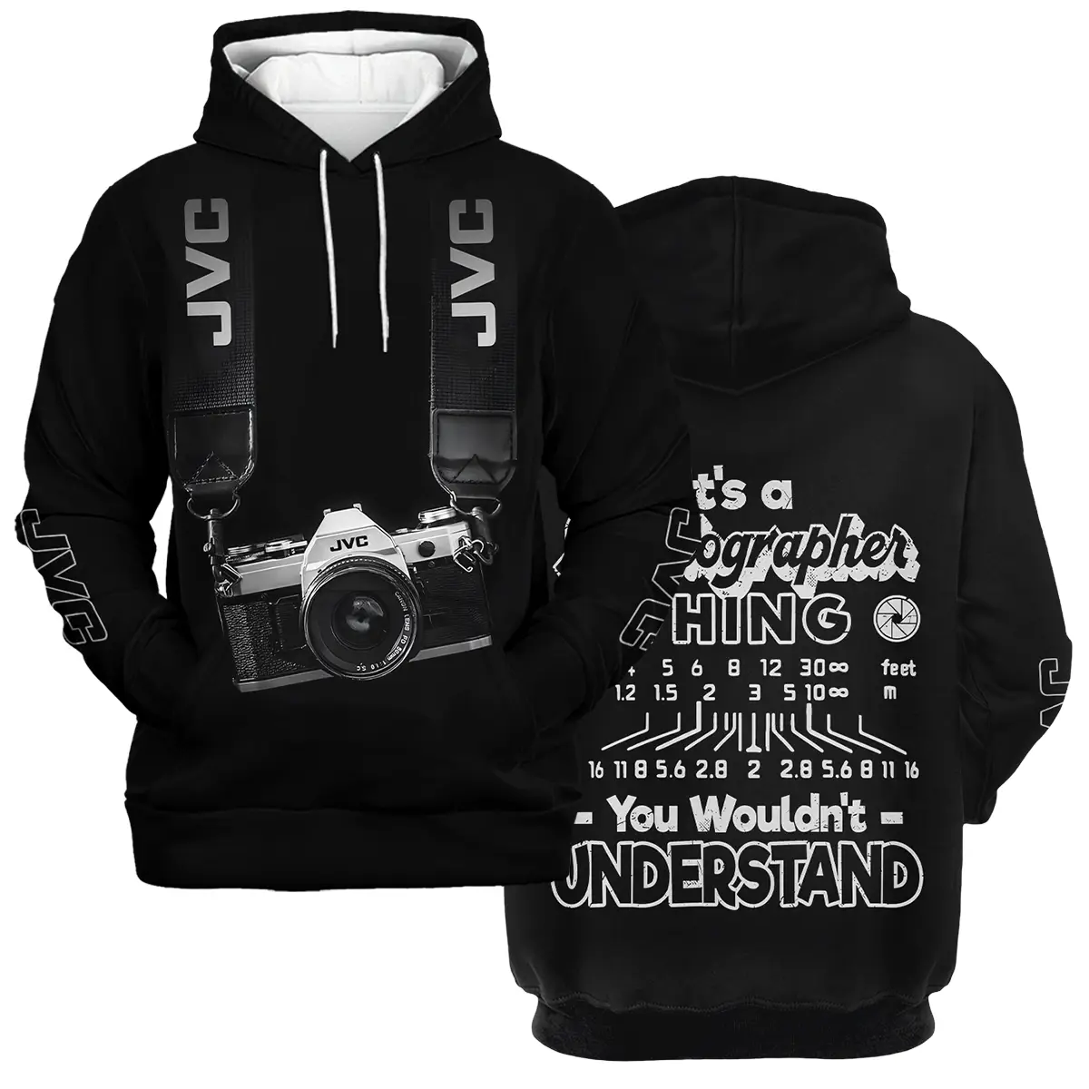 It's A Photographer Thing You Wouldn't Understand JVC Photography Videography All Over Prints BL251024A2JVC - Hoodie