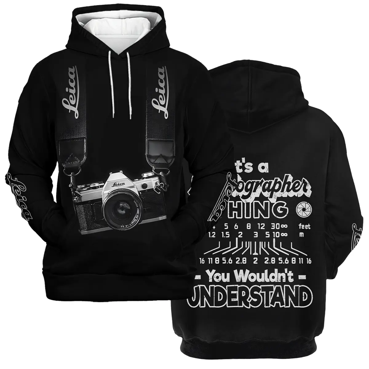 It's A Photographer Thing You Wouldn't Understand Leica Photography Videography All Over Prints BL251024A2LC - Hoodie
