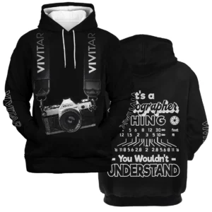 It&apos;s A Photographer Thing You Wouldn&apos;t Understand Vivitar Photography Videography All Over Prints BL251024A2VVT - Hoodie
