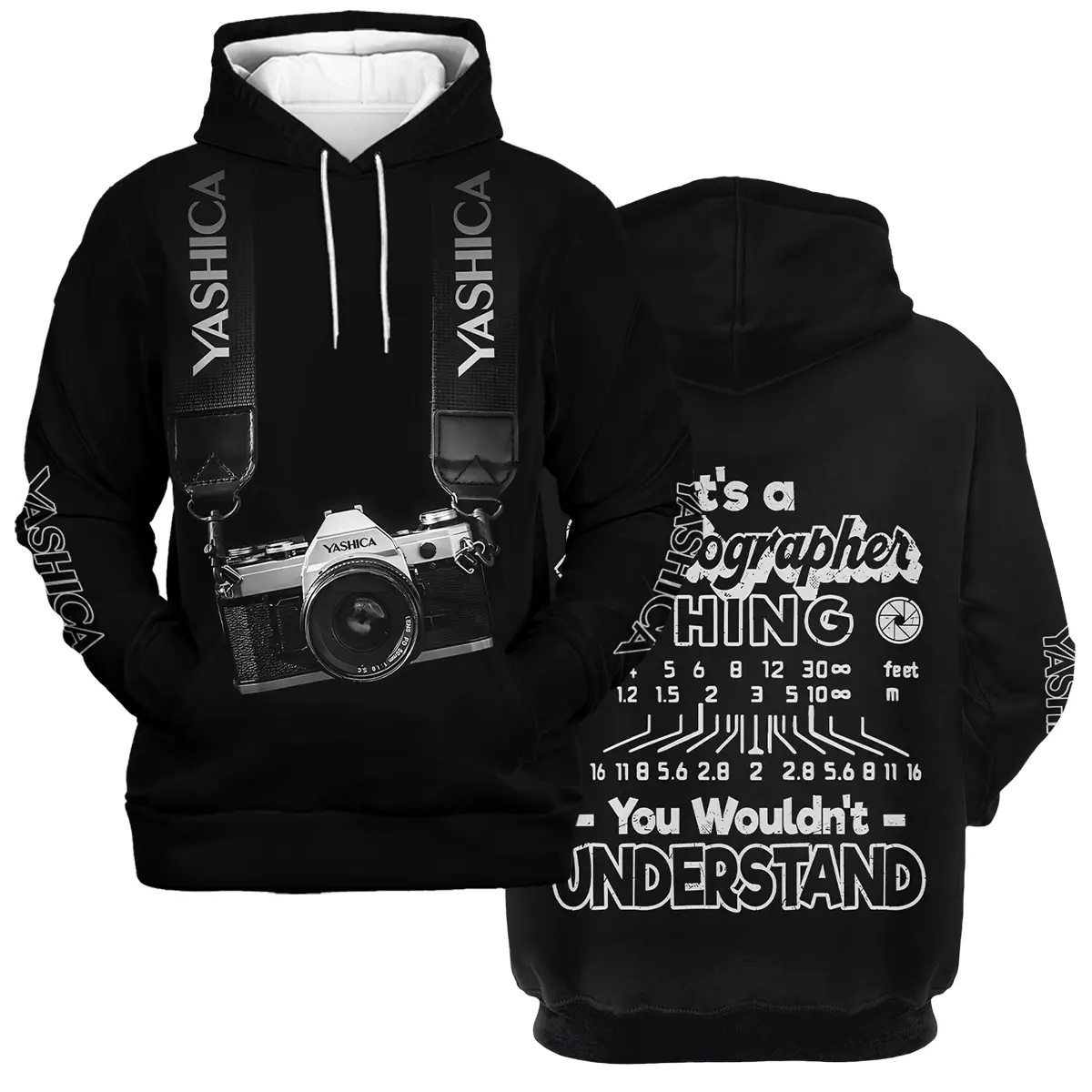 It's A Photographer Thing You Wouldn't Understand Yashica Photography Videography All Over Prints BL251024A2YSC - Hoodie