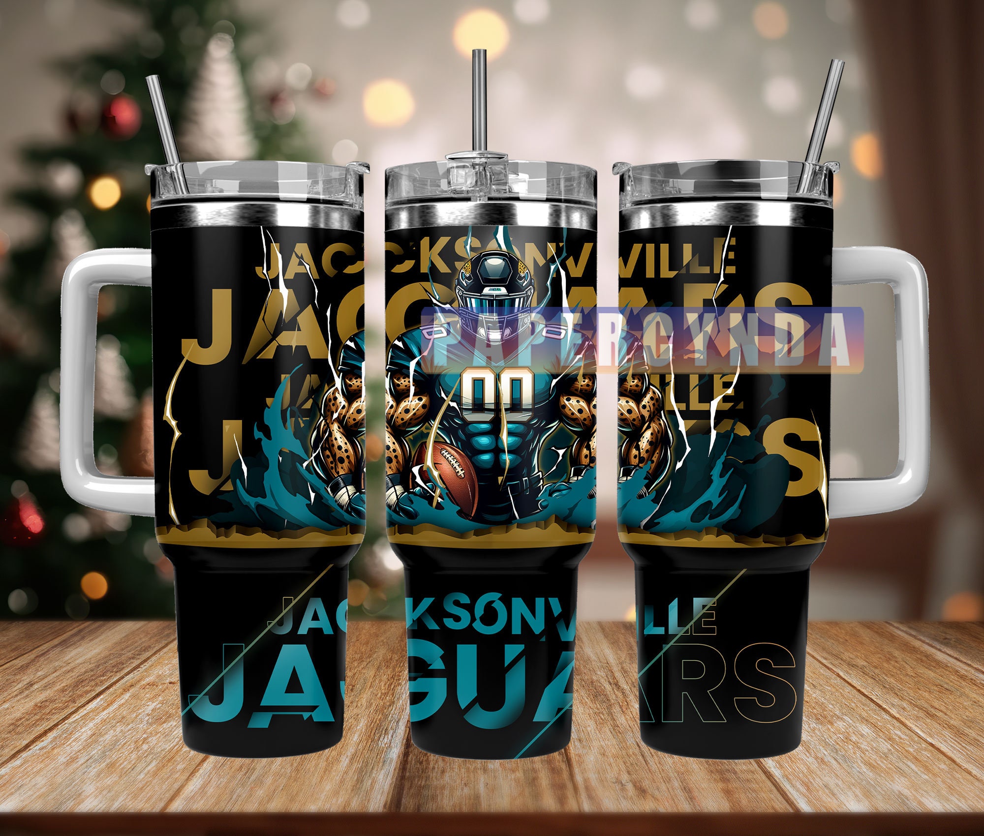 Jacksonville Jaguars Insulated Travel Mug with Handle - Ultimate Fan Gear