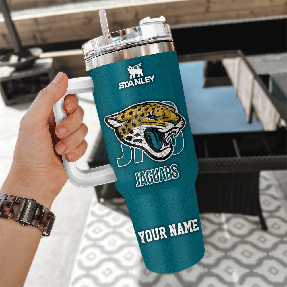 Customizable NFL Jaguar Insulated Tumbler - Personalize Your Drinkware - Image 3