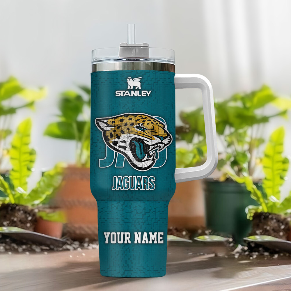 Customizable NFL Jaguar Insulated Tumbler - Personalize Your Drinkware - Image 2