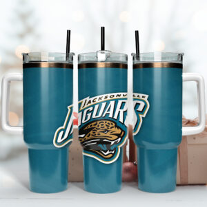 Stylish Teal Tumbler with Handle - Perfect Gift for Sports Fans