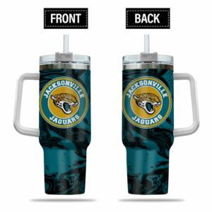 Stay Hydrated with Jacksonville Jaguars Insulated Tumbler - Spill-Proof & Travel Friendly