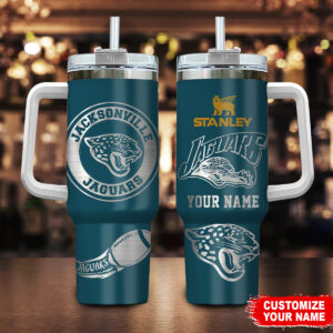 Custom Jacksonville Jaguars Tumbler - Personalized Football Fan Gift