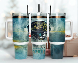 Stylish Jacksonville Jaguars Tumbler with Handle - Perfect Gift for Fans