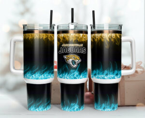 Jacksonville Jaguars Fire & Ice Tumbler - Keep Drinks Hot or Cold in Style