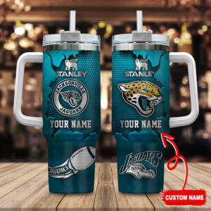 Custom Name Jacksonville Jaguars Tumbler - Personalized Gift for Fans