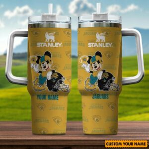 Custom Jacksonville Jaguars Tumbler - Personalized NFL Fan Gift