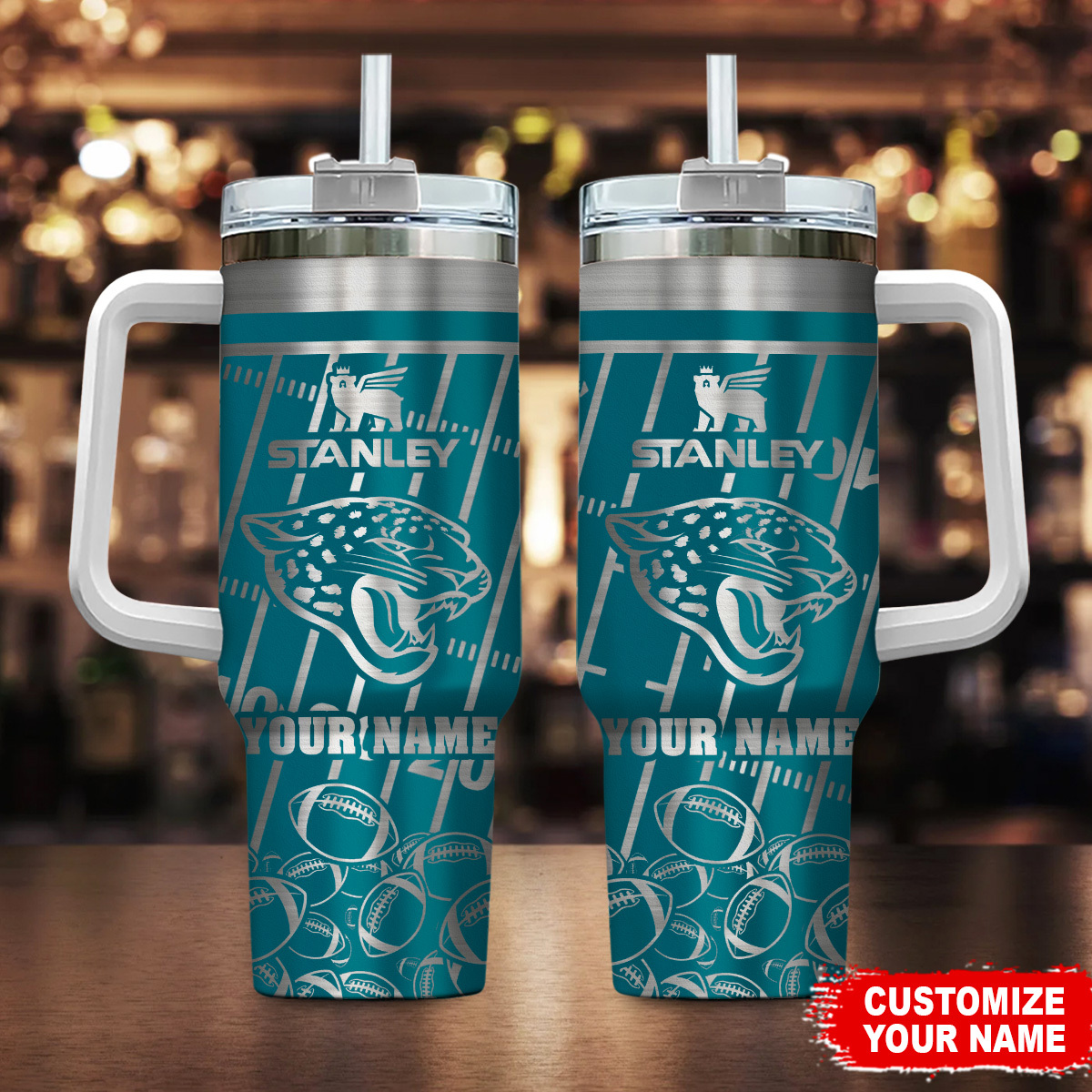 Customizable Stanley Sports Team Tumbler - Personalize Your Drinkware