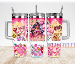 Cupid Vibes Tumbler with Straw - Cute Valentine's Day Gift Mug